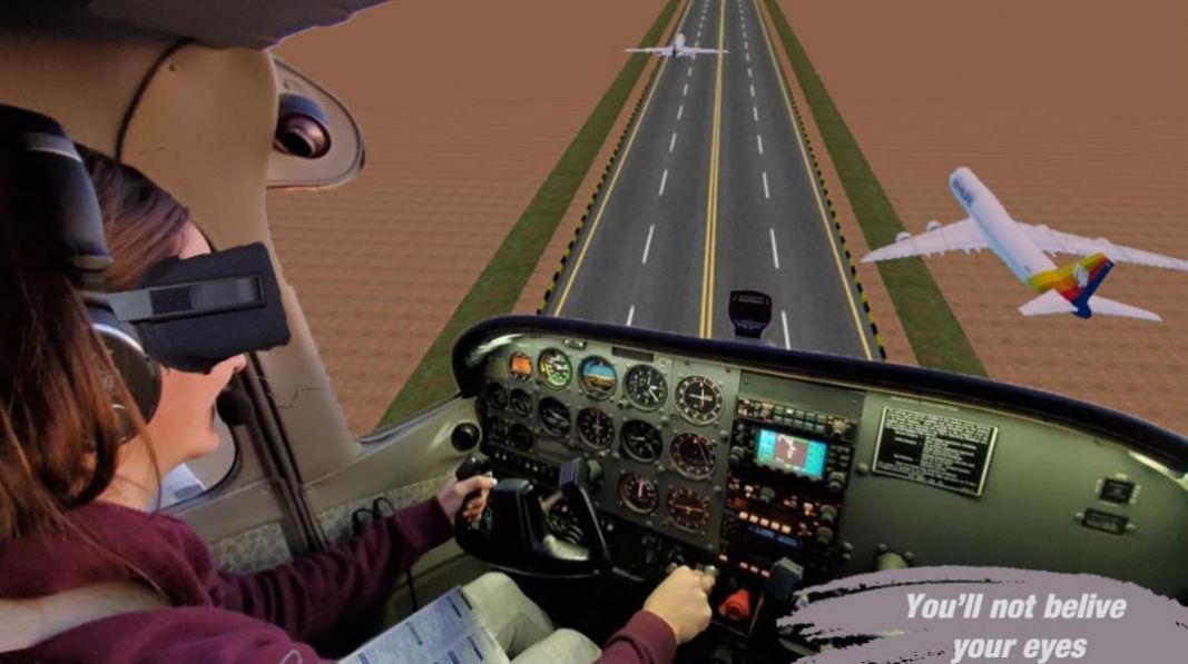 VR空客飞机驾驶模拟截图