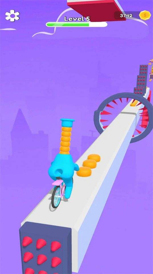 橙子自行车挑战游戏下载截图