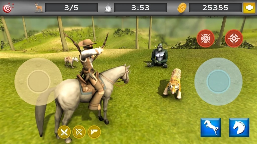 骑马射击野外狩猎游戏下载截图