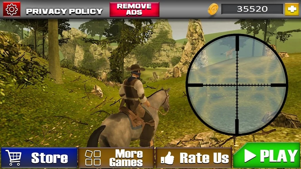 骑马射击野外狩猎游戏下载截图