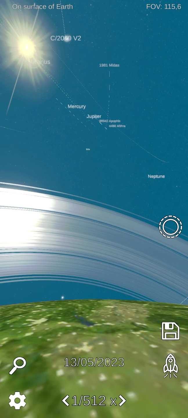 太阳系模拟器截图