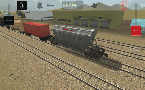 火车和铁路货场模拟器截图