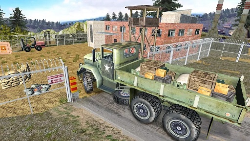 军用卡车驾驶吉普模拟截图