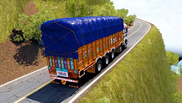 印度卡车货物运输截图