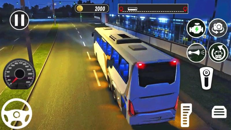 公交司机驾控模拟截图