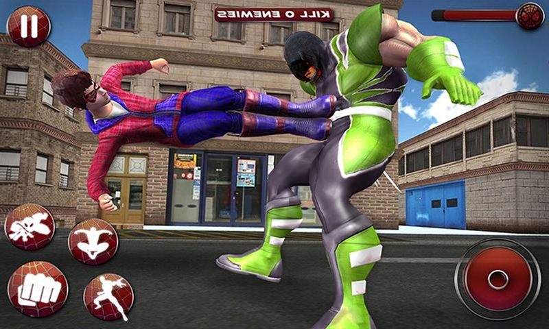 蜘蛛侠超级英雄战斗截图