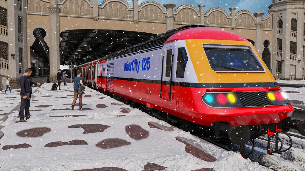 雪地上坡火车驾驶模拟截图
