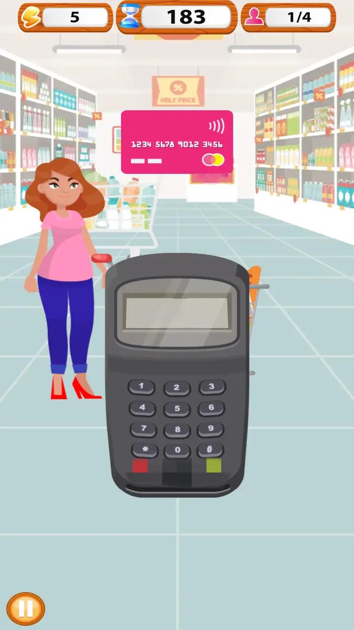 超市收银员3D截图